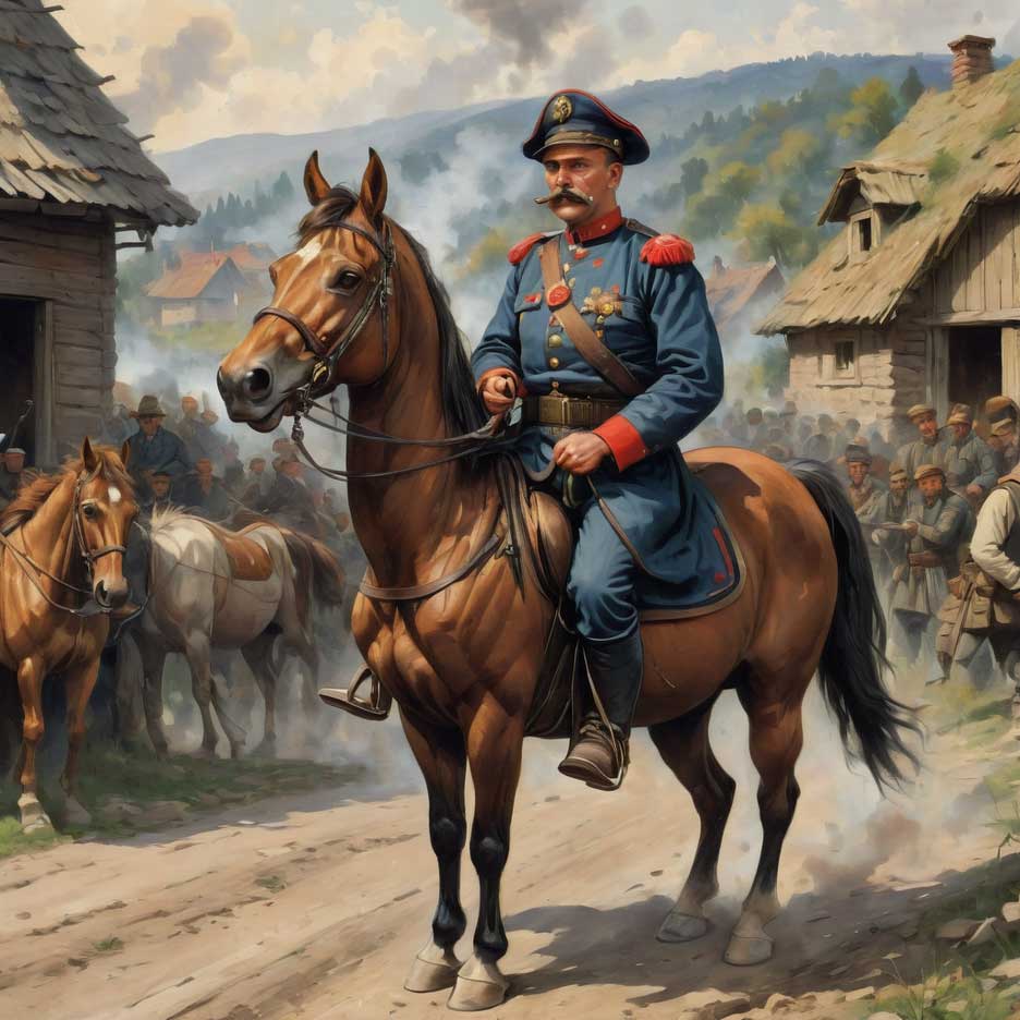 ilustracija goračićke bune skrivena povijest jahač na konju