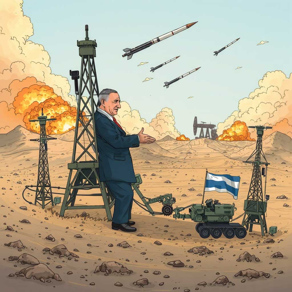 sila boga ne pita ilustracija kako Izrael može sve