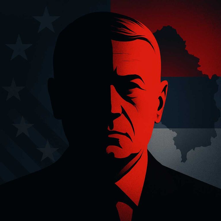 Dvostruko lice siluete, Srbija između Zapada i vlastite sjene.