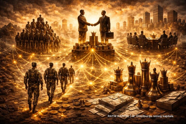 distribucija ratnog kapitala u postratnom društvu i selektivna raspodjela moći