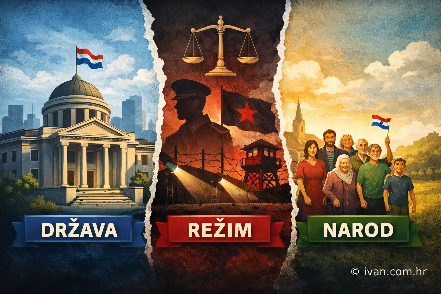 Razlika između države, režima i naroda u povijesnom kontekstu