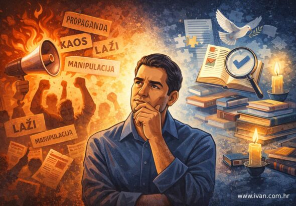 Sukob propagande i intelektualnog poštenja – ilustracija savjesti kao unutarnjeg kompasa u vremenu manipulacije informacijama