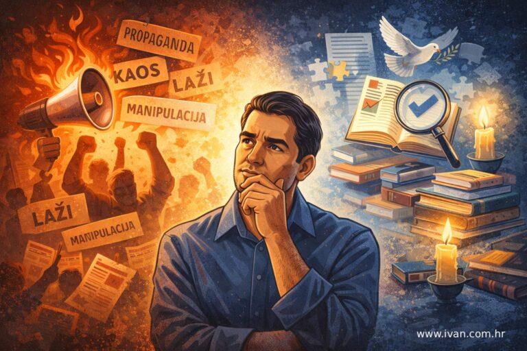 Sukob propagande i intelektualnog poštenja – ilustracija savjesti kao unutarnjeg kompasa u vremenu manipulacije informacijama