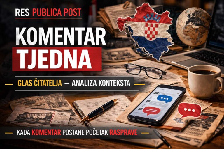 Komentar tjedna – analiza komentara čitatelja na portalu Res Publica Post