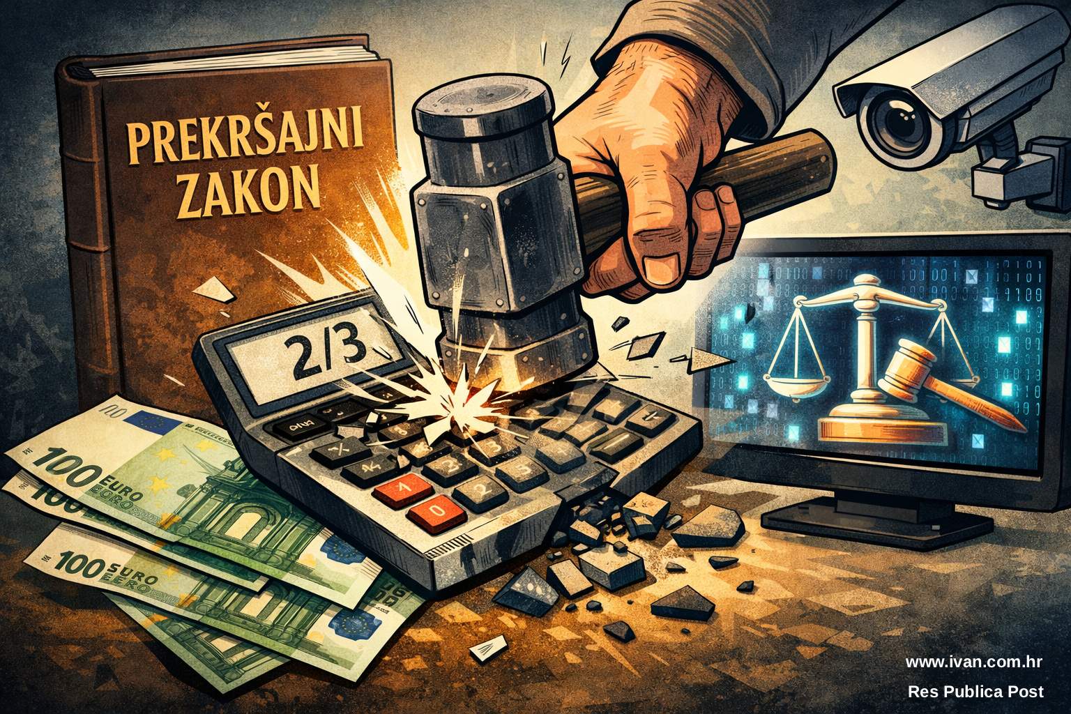 Ukidanje plaćanja dvije trećine kazne i pooštravanje prekršajnog sustava u Hrvatskoj