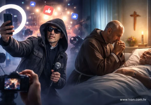 PR-svećenik u Crkvi nasuprot tihoj svećeničkoj službi uz bolesnik