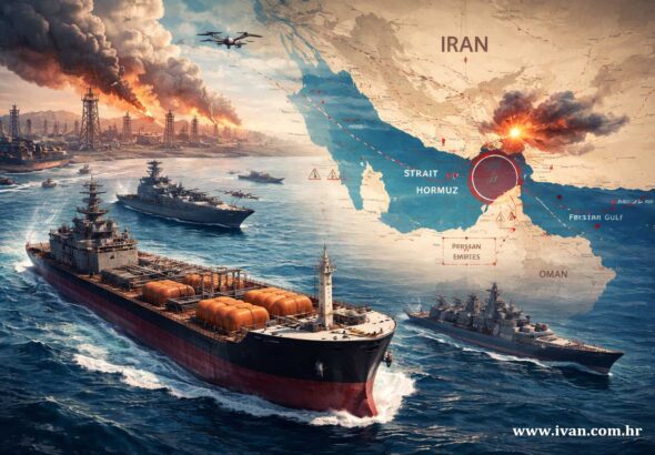kriza u Hormuškom tjesnacu karta pomorskog pravca