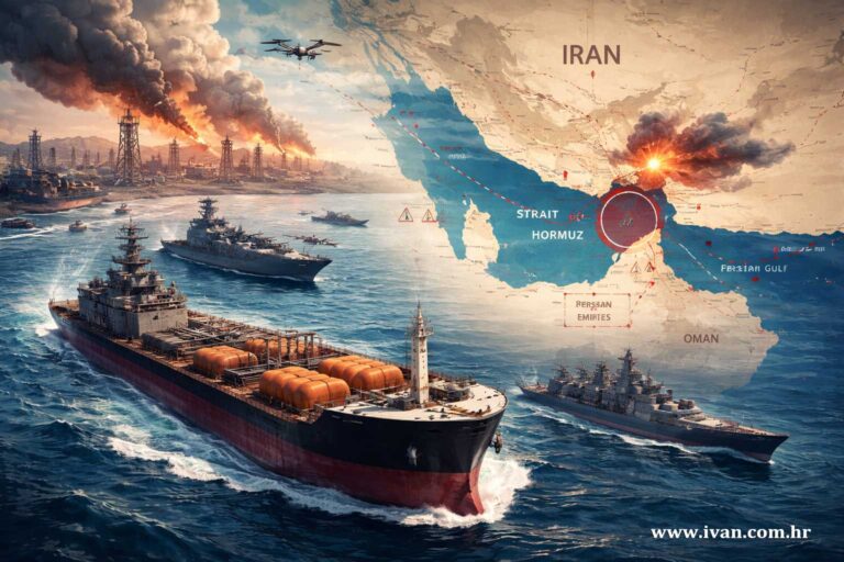 kriza u Hormuškom tjesnacu karta pomorskog pravca