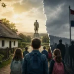 Kumrovec kao ogledalo hrvatskih podjela dok se djeca nalaze između različitih pogleda na povijest i identitet