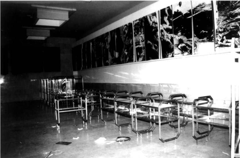 Stalni postav Memorijalnog muzeja Jasenovac 1986 fotografski friz