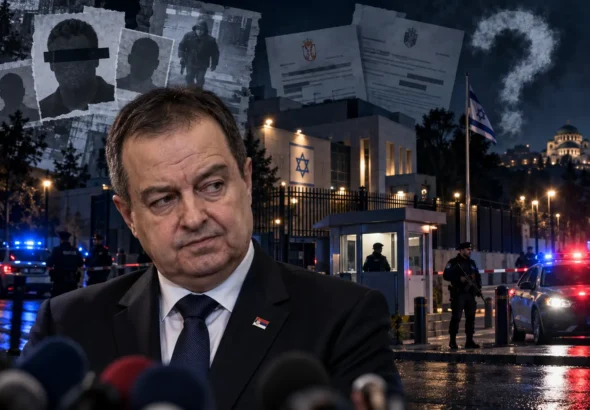 Napad u Beogradu – ilustracija sigurnosnog incidenta kod izraelskog veleposlanstva i proturječnih izjava ministra Dačića